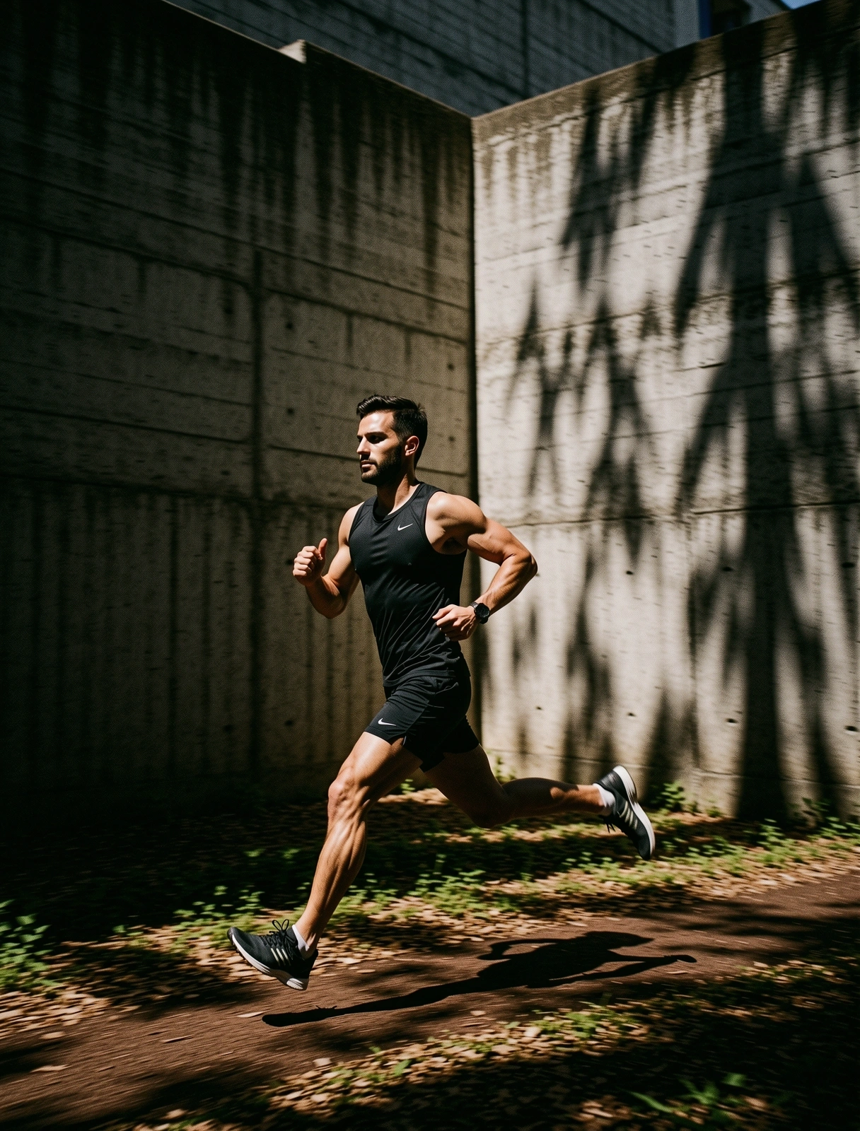 The momentum of a runner in Shkodër